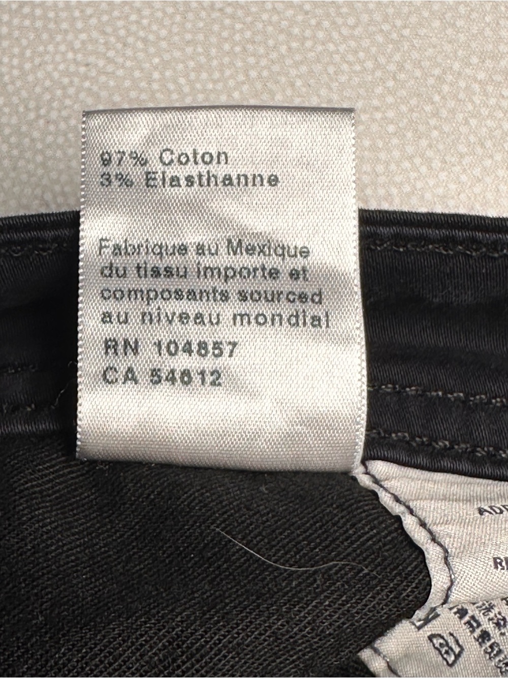 AG Adriano Goldschmied Graduate Tailored Leg Men’s Black Jeans 33x34 Stretch - Picture 7 of 11